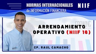 🔎ARRENDAMIENTO OPERATIVO NIIF 16📕 [upl. by Ddej]