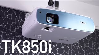 BenQ TK850i Review  Damit entsteht das perfekte Heimkino  Techcheck [upl. by Ahsimek]