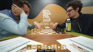 Chess 9LX Kasparov Nakamura Wesley So Caruana Giri Round 1 [upl. by Norihs]