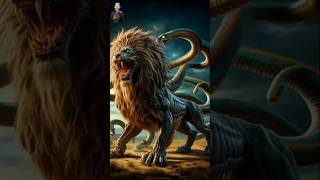 Snake  Lion 😨😍amazing animals combination trendingshorts shortvideo [upl. by Laram]