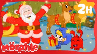 Mila and Morphle Save Christmas 🎅  Morphles Family  My Magic Pet Morphle  Kids Cartoons [upl. by Adnuahsar]