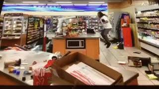 Dumbass trashes ￼convenience store [upl. by Lemuelah81]