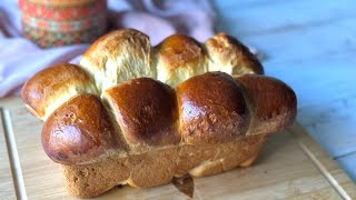 How To Make Fluffy Condensed Milk Bread At Home [upl. by Croix]