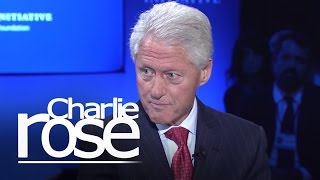 Bill Clinton on Obamas Syria Strategy Sept 26 2014  Charlie Rose [upl. by Imoyaba]