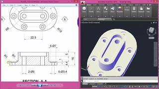 Autocad  Latihan 3D  Arsya Design 1 [upl. by Zerlina224]