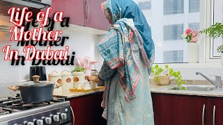 Indian mom Routine lifestye in Dubai 🇦🇪 Life of a mother in dubaimom vlogsmandi recipe [upl. by Niuqauj]