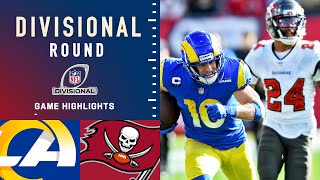 Rams vs Buccaneers Divisional Round Highlights  NFL 2021 [upl. by Wonacott95]