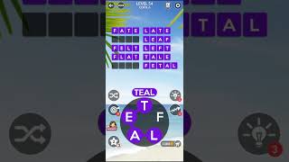 Wordscapes Uncrossed Level 54 Cool 6 [upl. by Marozas]