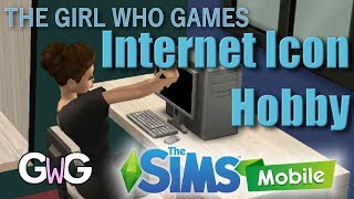 The Sims Mobile Starting the Internet Icon Hobby [upl. by Alahs]