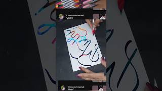 Calligraphy Art Most requested namename Lettering writingart callipraphy satisfying shorts yt [upl. by Anasiul]