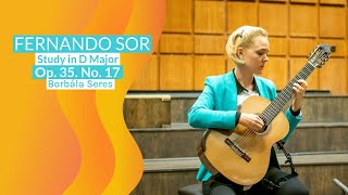 Fernando Sor Study in D Major Op 35 No 17 [upl. by Gnouhc]