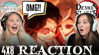 BEST EPISODE EVER 🔥  DEMON SLAYER  Reaction 4x8 [upl. by Aicetal]