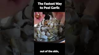 The Fastest Way to Peel Garlic shorts [upl. by D'Arcy]