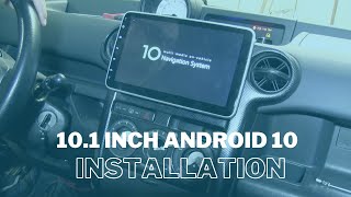 101 INCH ANDROID 10 CAR STEREO INSTALLATION [upl. by Hannavahs220]