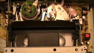 The AKAI VSK606N videocassette machine working [upl. by Halimeda]