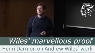 Henri Darmon Andrew Wiles marvelous proof [upl. by Nevi]