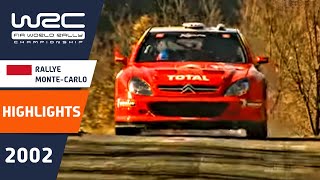 Rallye MonteCarlo 2002 WRC Highlights  Review  Results [upl. by Hoashis486]