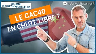 🛰Comment les tensions sinoaméricaines affectentelles le CAC40   Netinvestissement [upl. by Oakley]