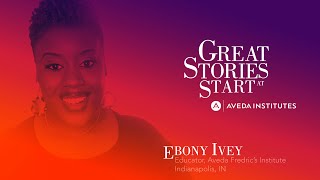 Black History Month  Ebony Ivey Esthiology Instructor at Aveda Fredrics Institute Cincinnati [upl. by Amble]