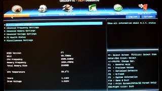 Prezentarea noului bios UEFI de la Gigabyte [upl. by Edina514]