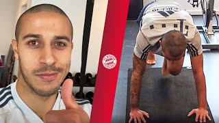 Fitness Workout with Thiago  FC Bayern [upl. by Frankhouse955]