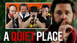 SHHHHHH Answers First time watching A Quiet Place movie reaction [upl. by Ndnarb]