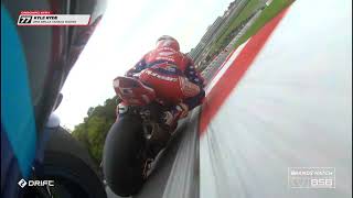 2024 Bennetts British Superbikes RD11 Brands Hatch Last lap of 2024 onboard [upl. by Anwahsit930]