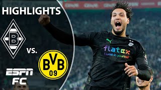 Gladbach tops Dortmund in highscoring thriller  Bundesliga Highlights  ESPN FC [upl. by Elbertine545]