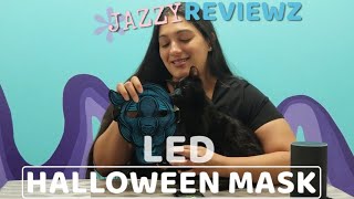 HALLOWEEN LED MASK REVIEW ARE THEY WORTH BUYING [upl. by Nirrej]