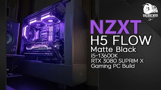 NZXT H5 FLOW Build  13600K RTX3080 PC Build [upl. by Penoyer312]