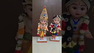 10quot Andal Rangamannar dolls srisringeri shorts art craft 8971980075 yshorts viralvideo [upl. by Marlow646]