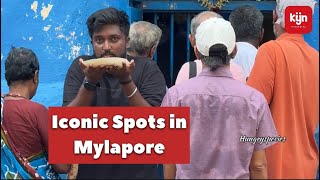 Iconic Food spots at Mylapore 😋👌🏼 southindianfood indianfood streetfood chennaifoodie food [upl. by Hoopes162]