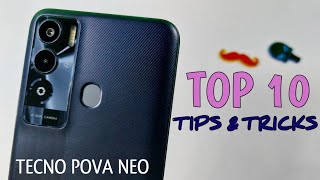 Top 10 Tips And Tricks Tecno Pova Neo You Need To Know [upl. by Yartnoed]