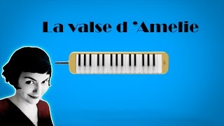 How to play La Valse dAmélie  Yann Tiersen  MELODICA  TUTORIAL  NOTAS [upl. by Broder]