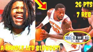 KNICKS VS NETS REACTION 2023 BROOKLYN NETS VS NEW YORK KNICKS HIGHLIGHTS REACTION 2023 [upl. by Cleti]