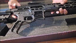 Unboxing Watchtower F1 Firearms BDRX 15 Skeletonized AR style B5 Systems Stock California Compliant [upl. by Gagliano901]