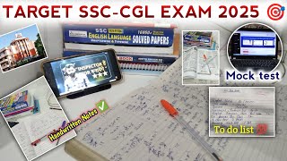 A prospective Day in life of an avg SSC CGL Aspirant 2025 Preparation📚 study routine ✨ cglaspirant [upl. by Akcirre]