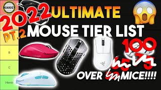 2022 ULTIMATE Gaming Mouse Tier List 100 MICE RANKED MONUMENTAL [upl. by Arihaz112]