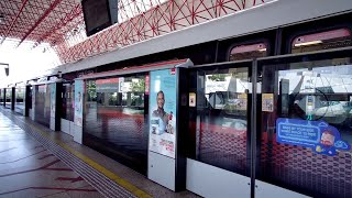 Singapore MRT ride from Jurong East to Boon Lay train station [upl. by Detta]