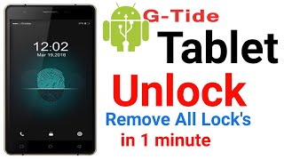 Hard Reset GTide  China Tablet Unlock Pattern Pin Password [upl. by Dulcine]