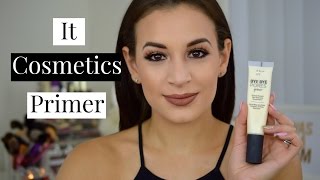 It Cosmetics Bye Bye Pores Primer  Review Comparison and Demo [upl. by Leinad]