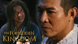 The Drunken Immortal vs The Silent Monk Jackie Chan vs Jet Li Scene  The Forbidden Kingdom [upl. by Soulier71]