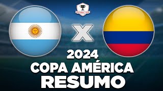 ARGENTINA 1 x 0 COLÔMBIA AO VIVO  COPA AMÉRICA 2024  FINAL  NARRAÇÃO [upl. by Delsman943]