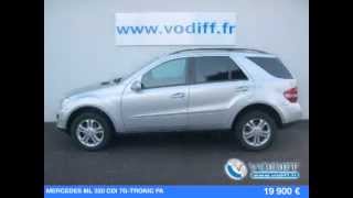 VODIFF  MERCEDES OCCASION ALSACE  MERCEDES ML 320 CDI 7GTRONIC PA [upl. by Moreta757]