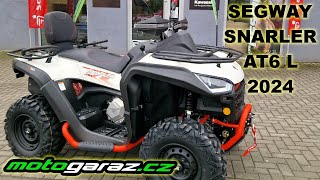 SEGWAY ATV SNARLER AT6 L WHITERED 2024 4K Reálné video [upl. by Jehius]