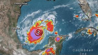 Hurricane Milton Live Radar Tracker Storm intensifying as it heads toward Floridas west coast [upl. by Arakal]