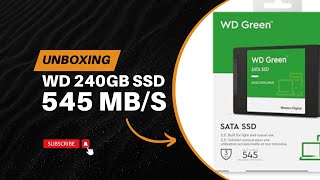 WD Green 240 GB SSD Unboxing amp Overview  Boost Your PC Performance [upl. by Thgiwd]