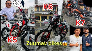 Zuumav K5 K6 k7 test rideNew dirtbike in Nepal\ rajkumarthapamagar32 RajkumarKarki zuumav [upl. by Adiesirb]