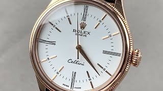 Rolex Cellini Time 50505 Rolex Watch Review [upl. by Isborne]