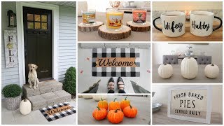 Fall Decor Haul  Target Homegoods Tj Maxx Kohls amp More [upl. by Rebmak]